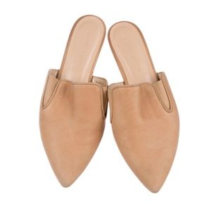 Jenni Kayne Tan Leather Mules Size 7